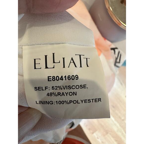 Elliatt Floral Pink and White Romper S - Picture 10 of 11